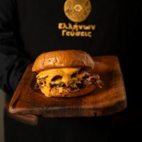 Truffle smashed burger