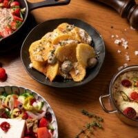 Τηγανιτές Πατάτες με ανθότυρο και τρούφα